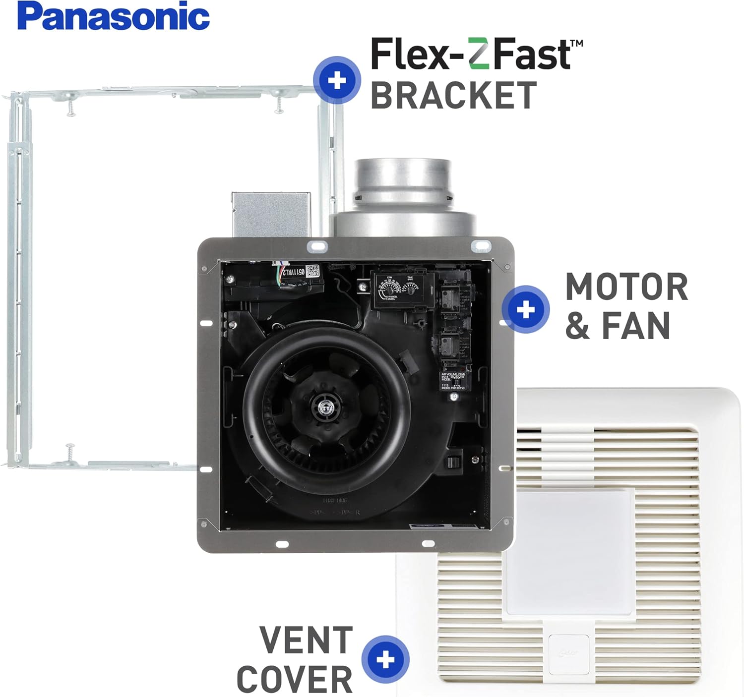Panasonic FV0511VKSL2 WhisperGreen Select Ventilation Fan with Light
